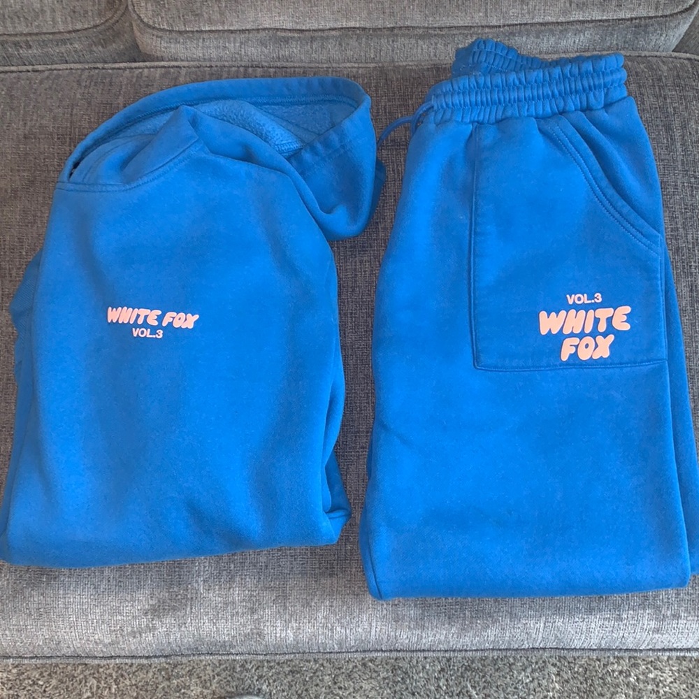 White Fox Loungewear Set